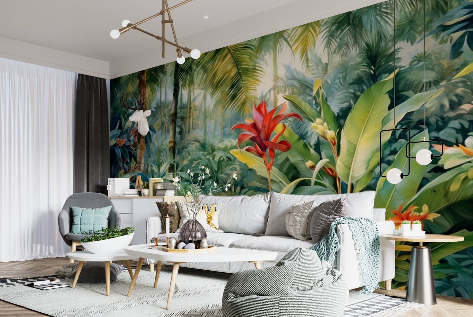 Fototapeta niesamowita różnorodność tropikalnej flory