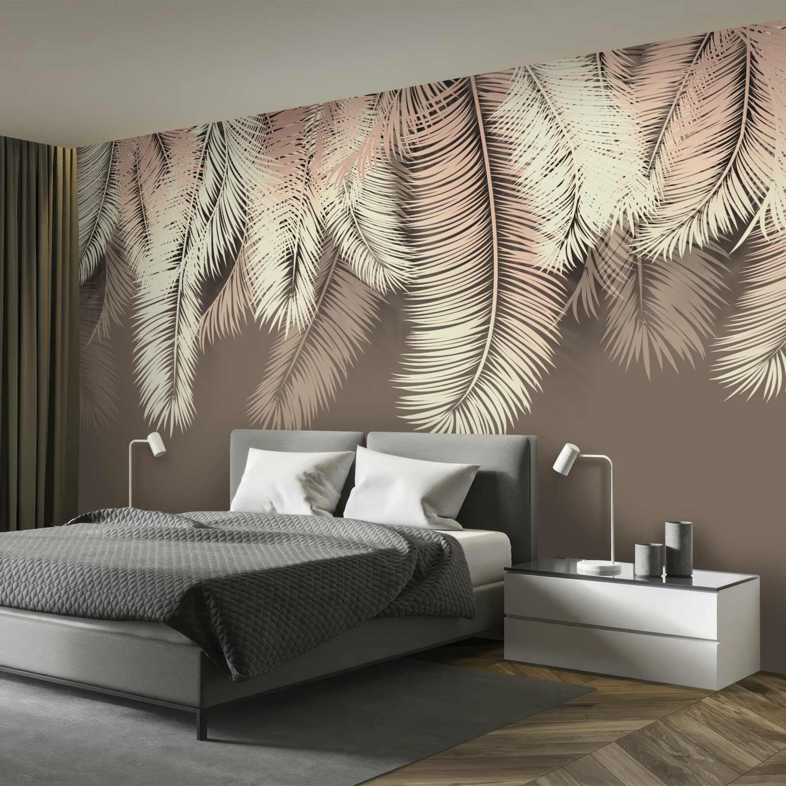 Fototapeta puszyste liście zwisają