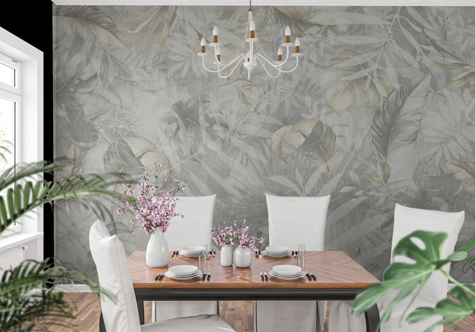 Fototapeta obfitość roślin w dżungli