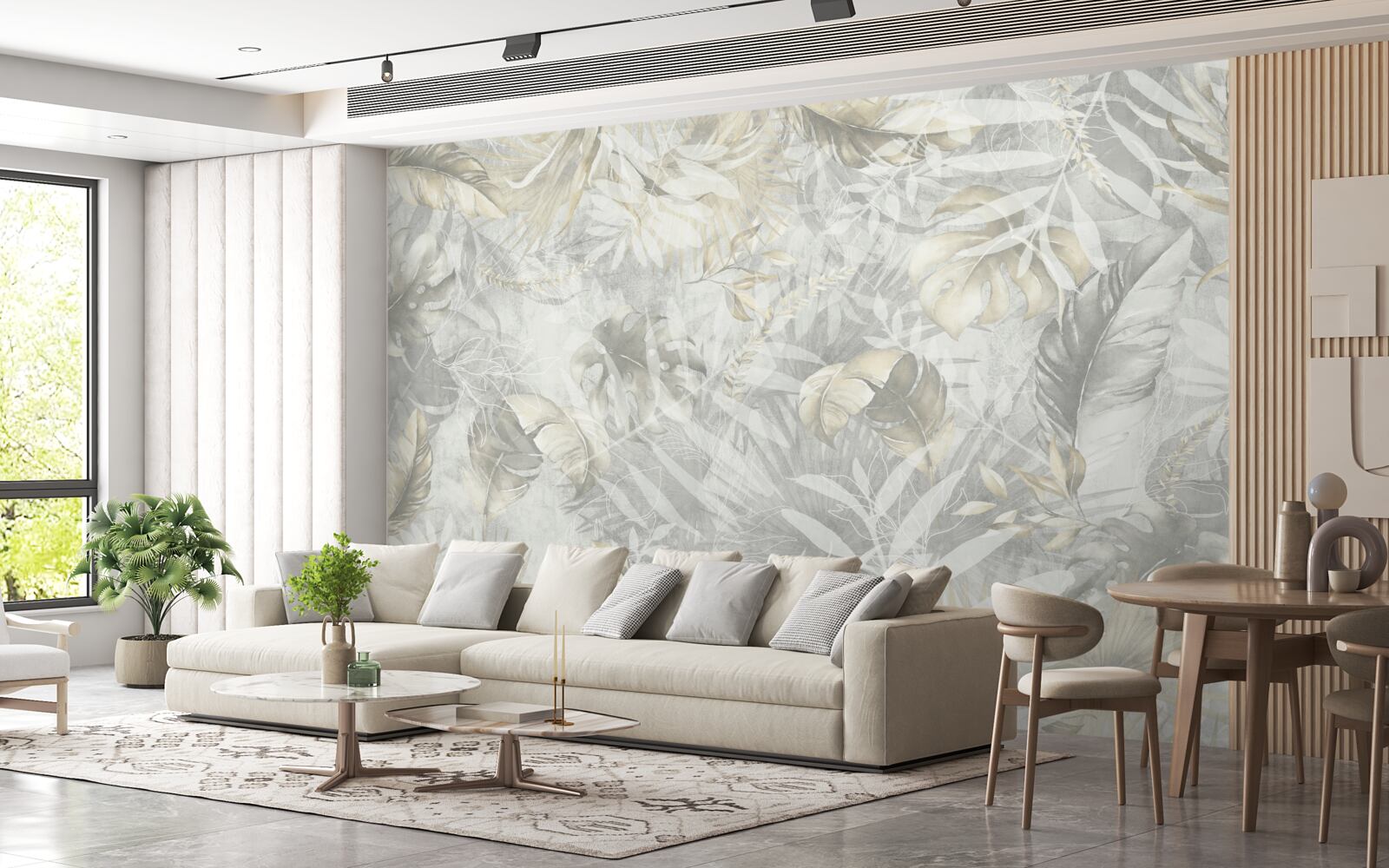 Fototapeta obfitość roślin w dżungli