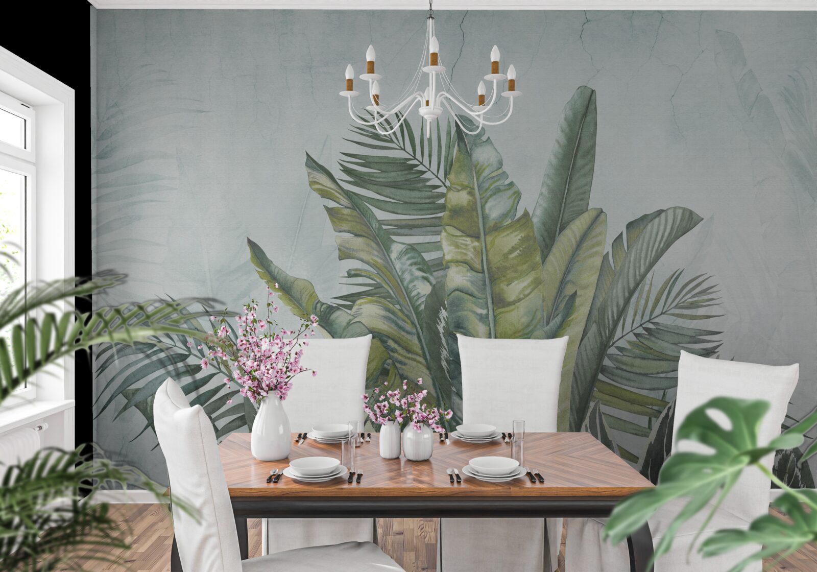 Fototapeta zielony gąszcz tropikalnej roślinności