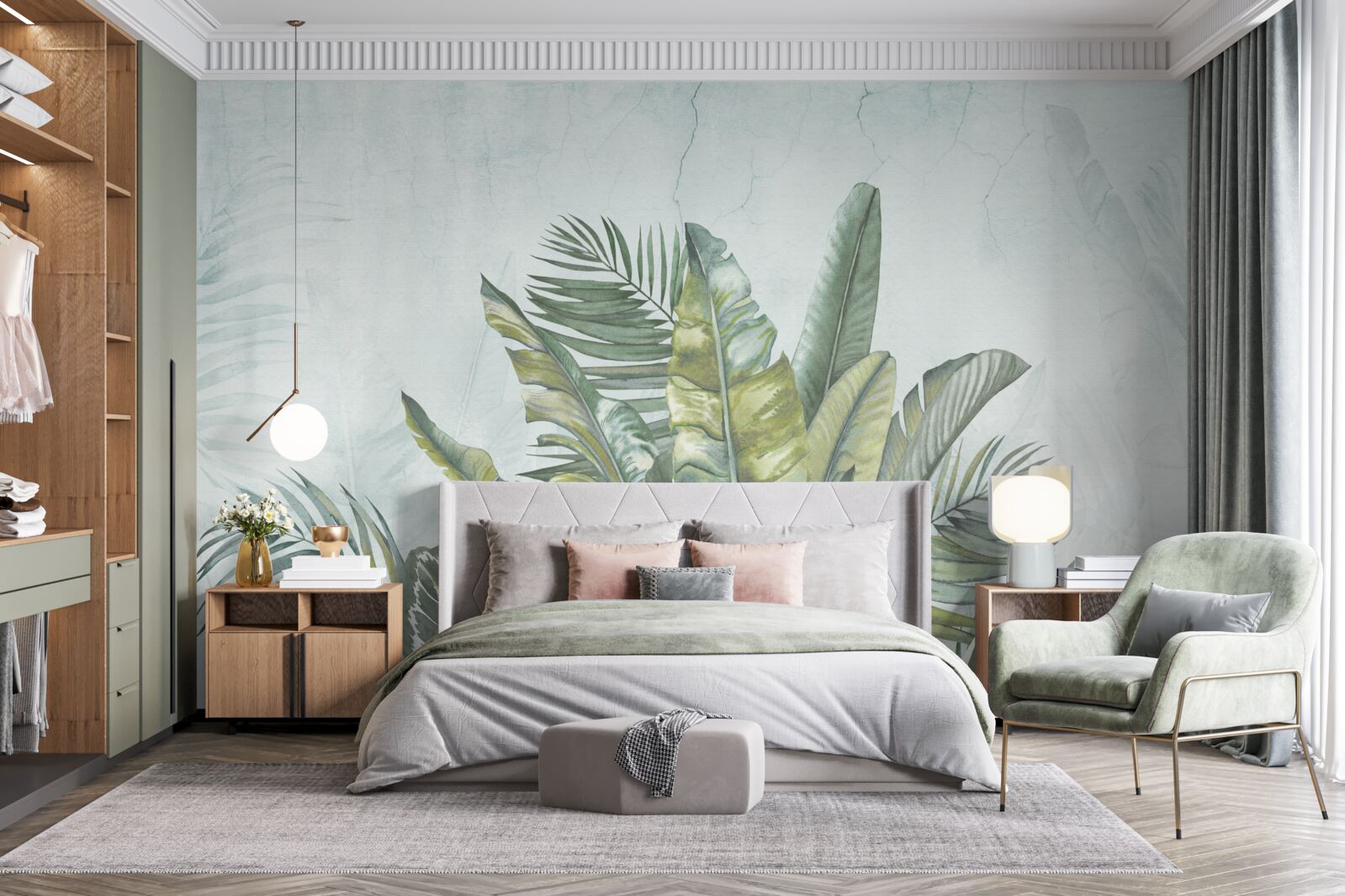 Fototapeta zielony gąszcz tropikalnej roślinności