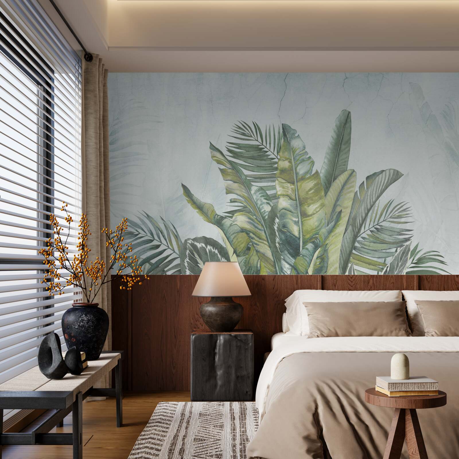 Fototapeta zielony gąszcz tropikalnej roślinności