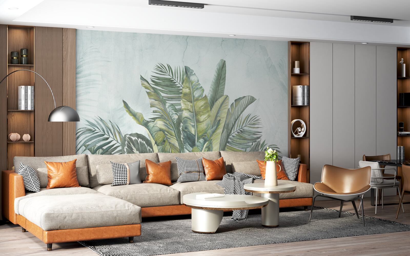 Fototapeta zielony gąszcz tropikalnej roślinności