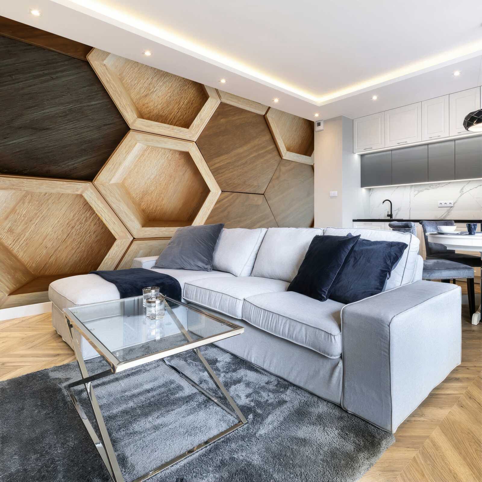 Fototapeta wielokolorowe drewniane komórki