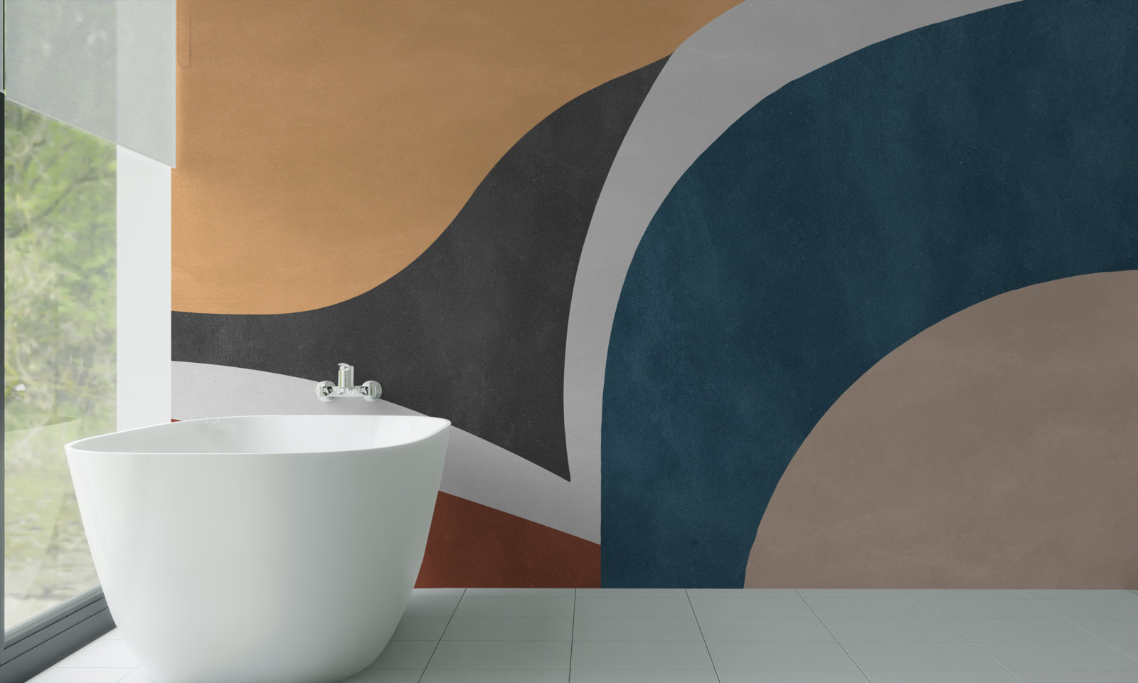 Fototapeta gładkie abstrakcyjne ozdoby