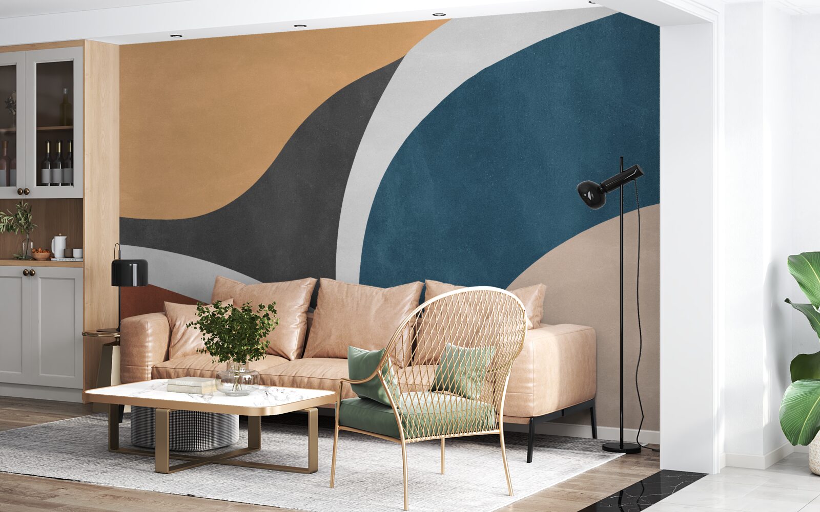 Fototapeta gładkie abstrakcyjne ozdoby