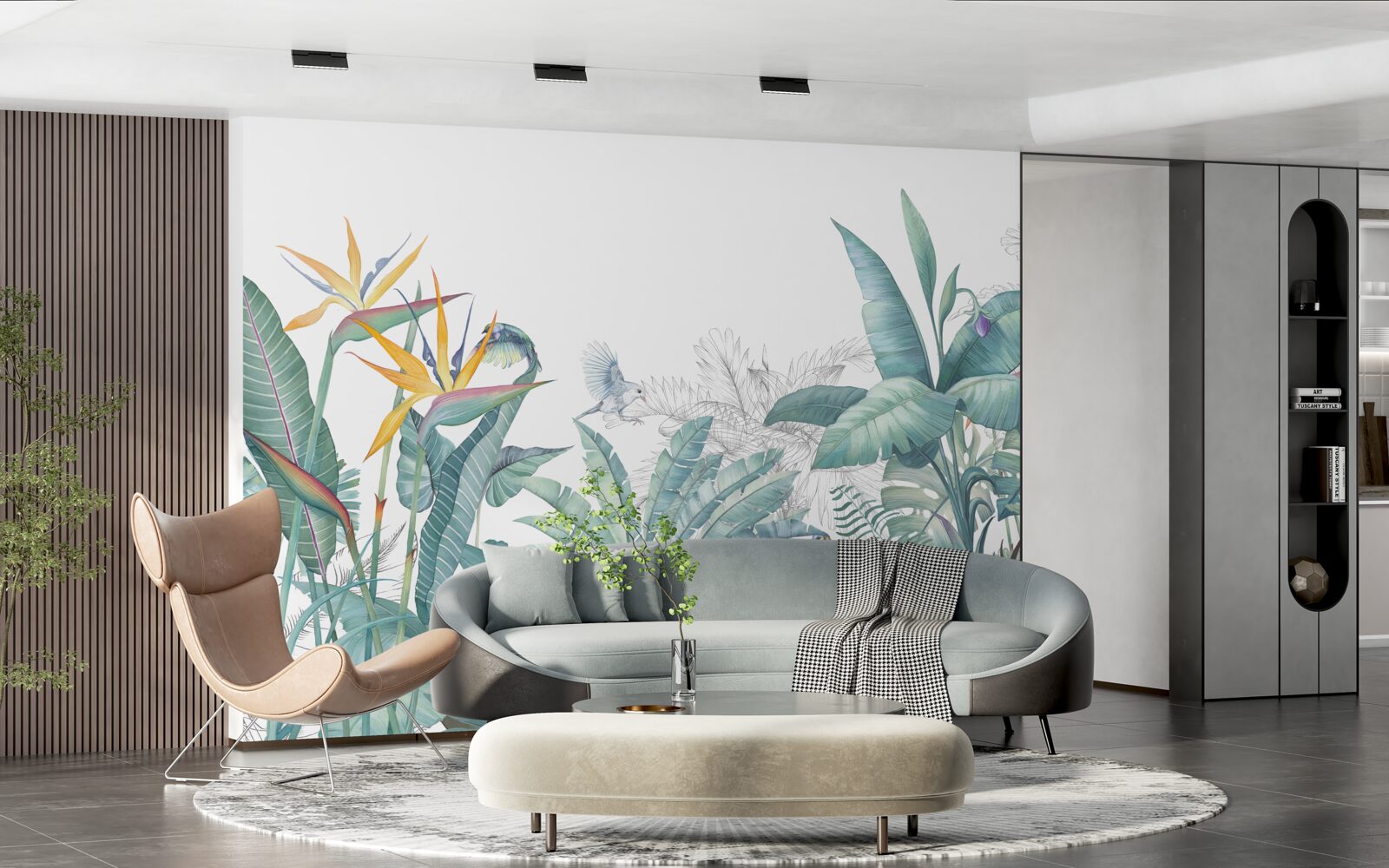 Fototapeta zielone rośliny tropikalne