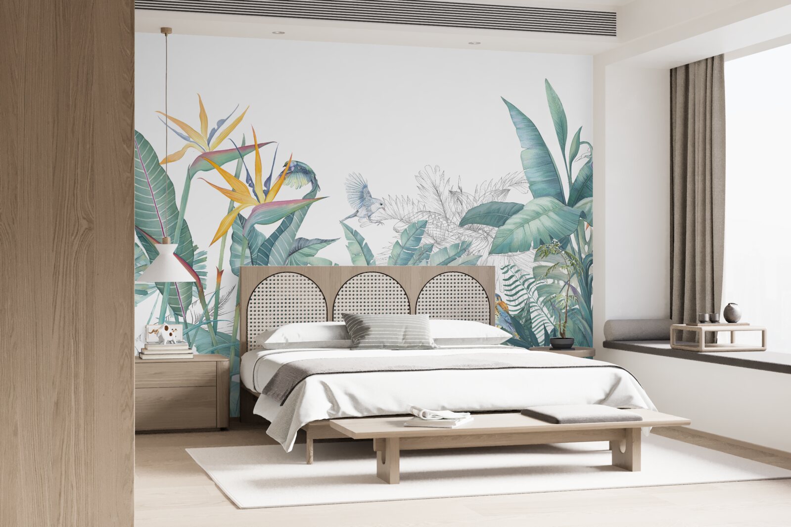 Fototapeta zielone rośliny tropikalne