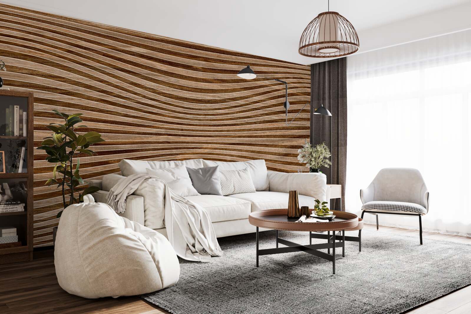 Fototapeta powierzchnia drewna jest gładka