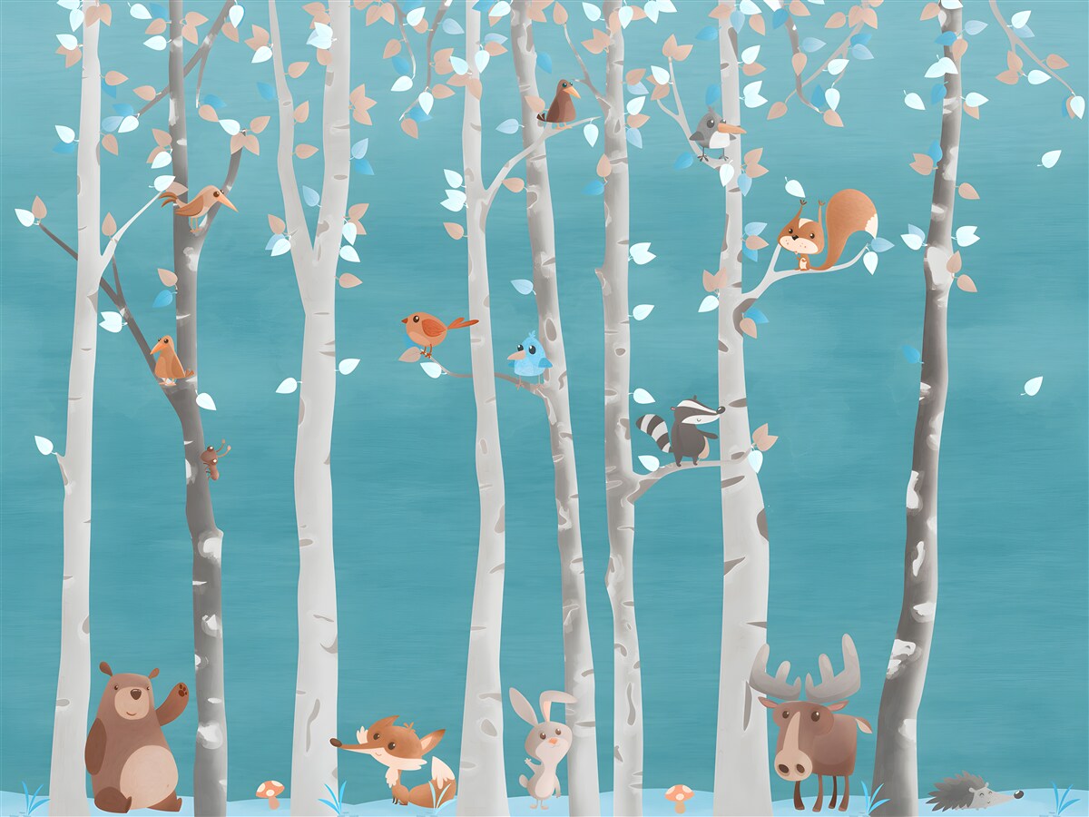 Fototapeta zwierzęta i mieszkańcy lasu