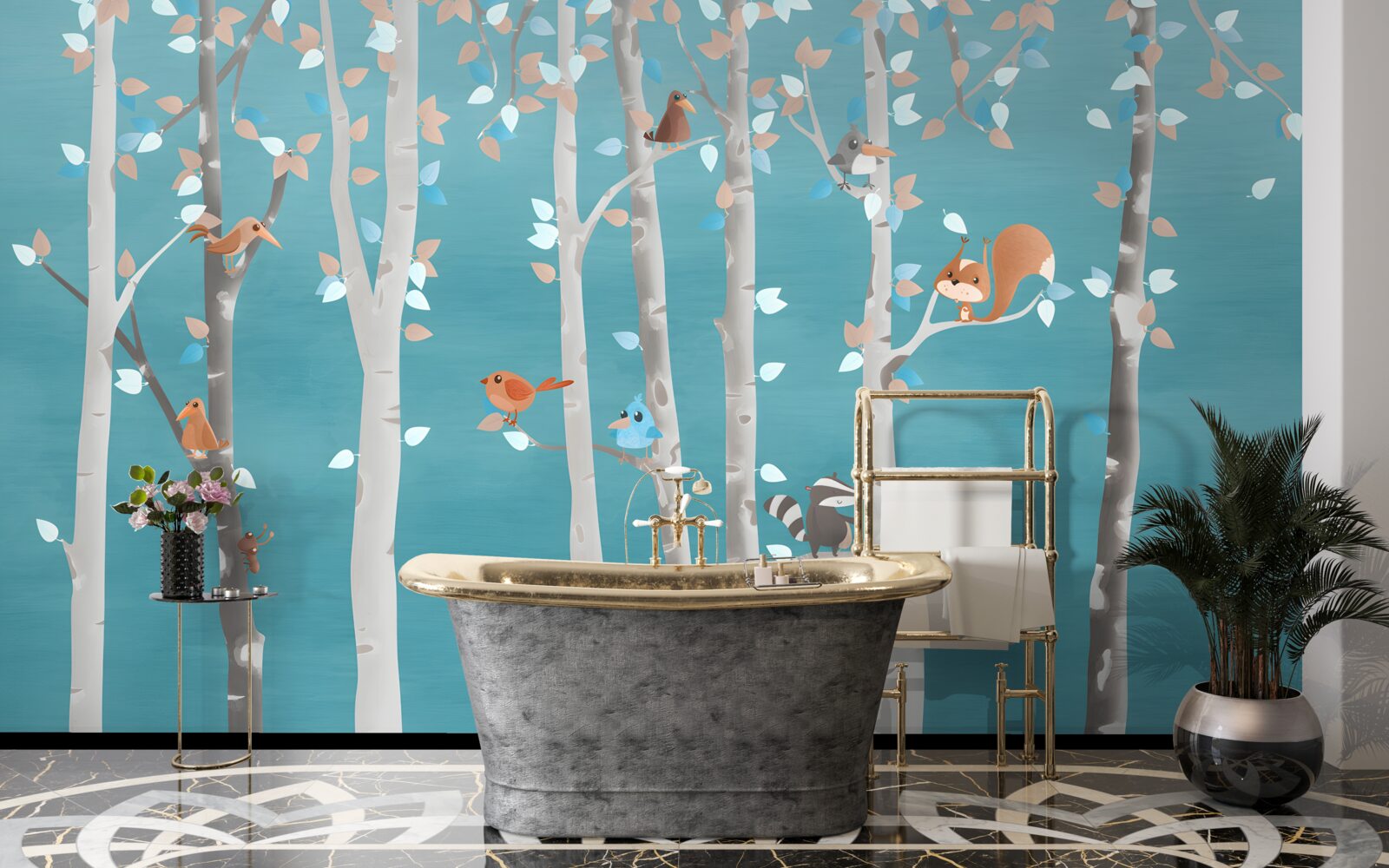 Fototapeta zwierzęta i mieszkańcy lasu