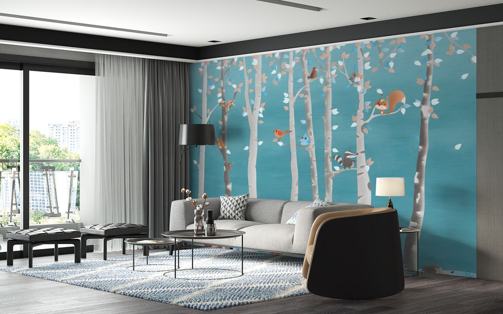 Fototapeta zwierzęta i mieszkańcy lasu