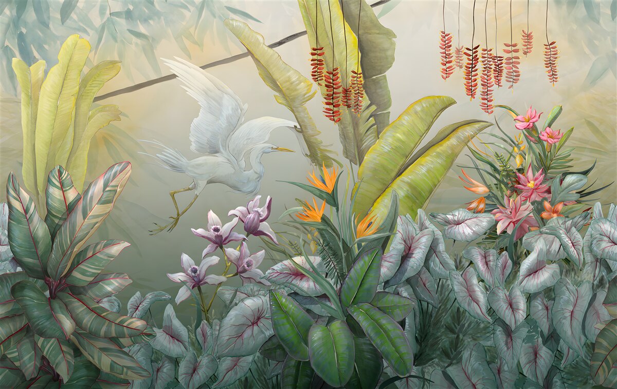 Fototapeta bogata roślinność tropikalna