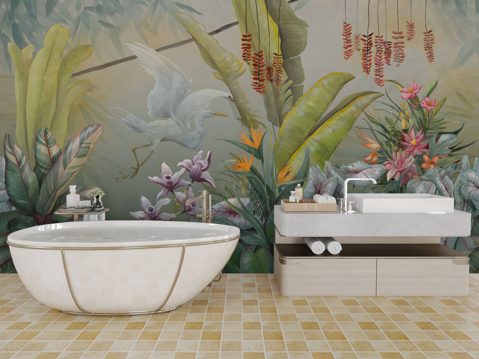 Fototapeta bogata roślinność tropikalna