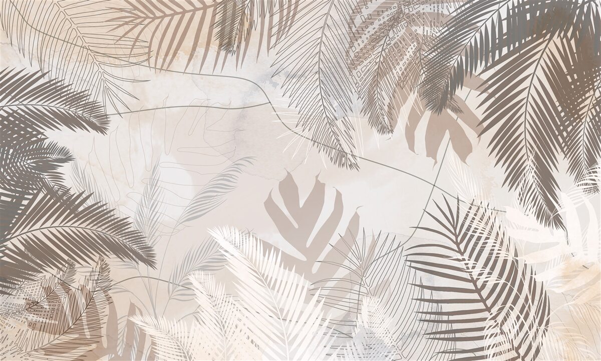 Fototapeta różnorodność kolorów jesiennych liści