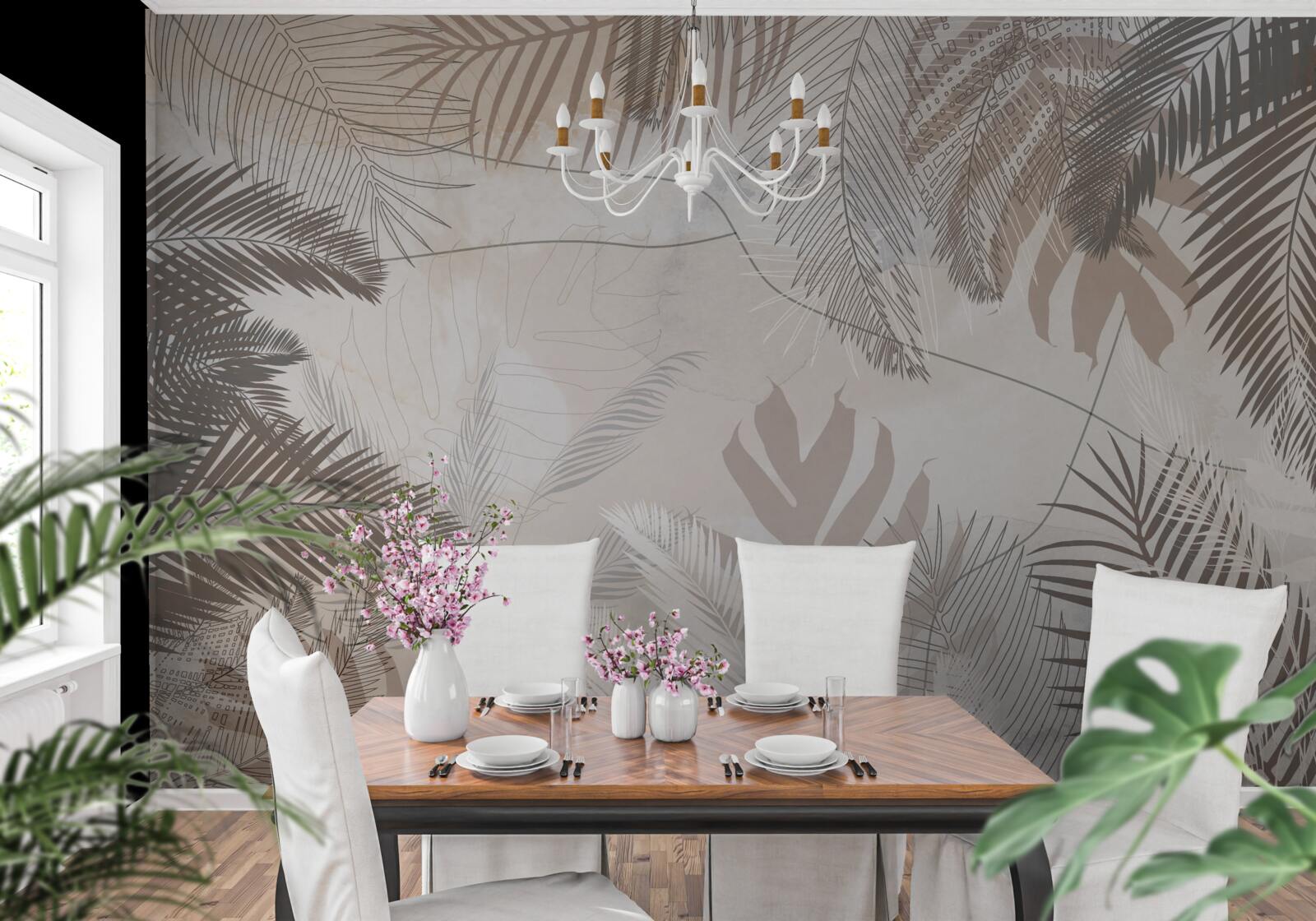 Fototapeta różnorodność kolorów jesiennych liści