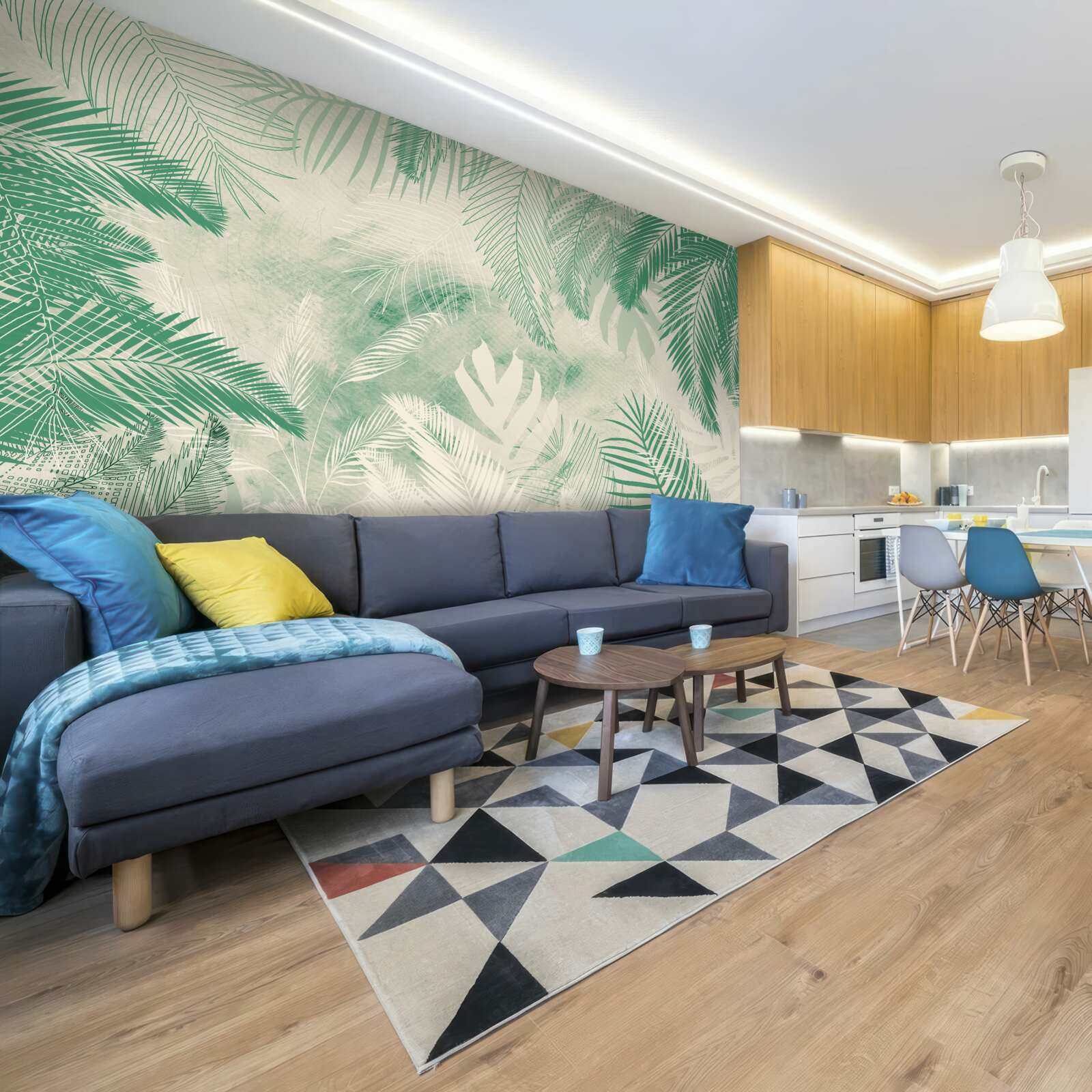 Fototapeta liście paproci pozostają zielone przez cały rok