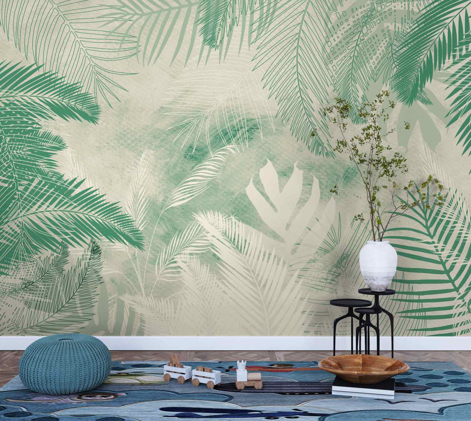 Fototapeta liście paproci pozostają zielone przez cały rok