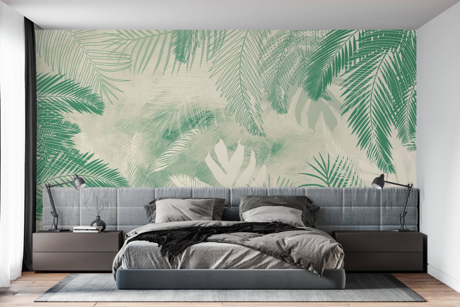 Fototapeta liście paproci pozostają zielone przez cały rok