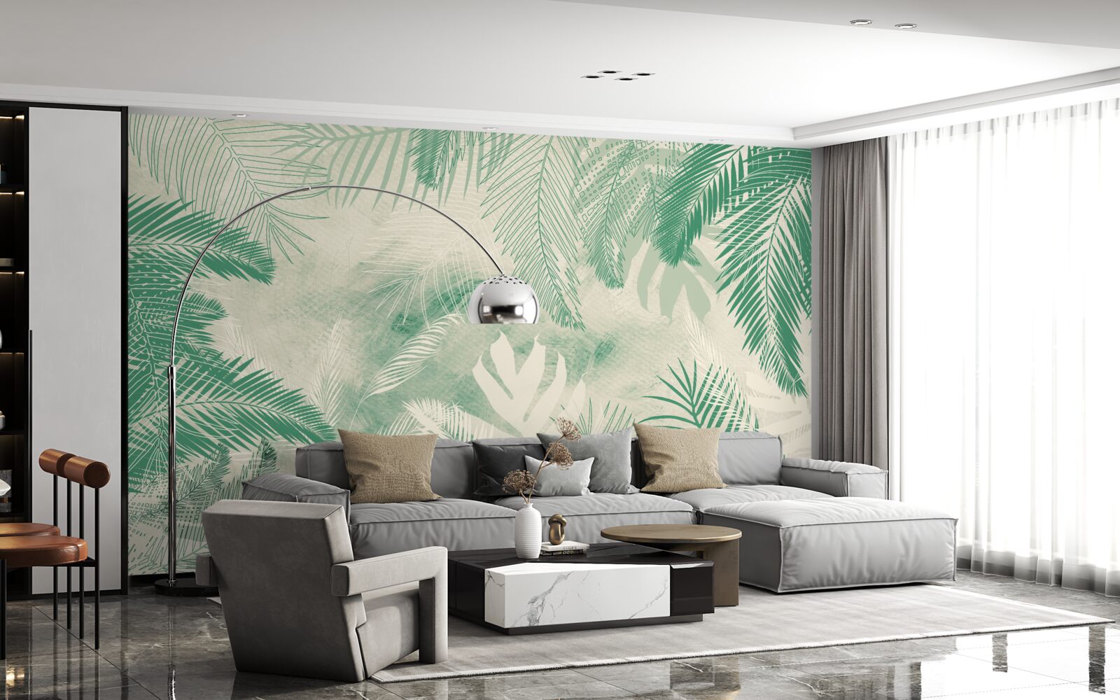 Fototapeta liście paproci pozostają zielone przez cały rok