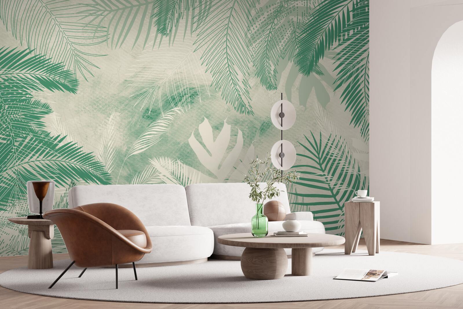 Fototapeta liście paproci pozostają zielone przez cały rok