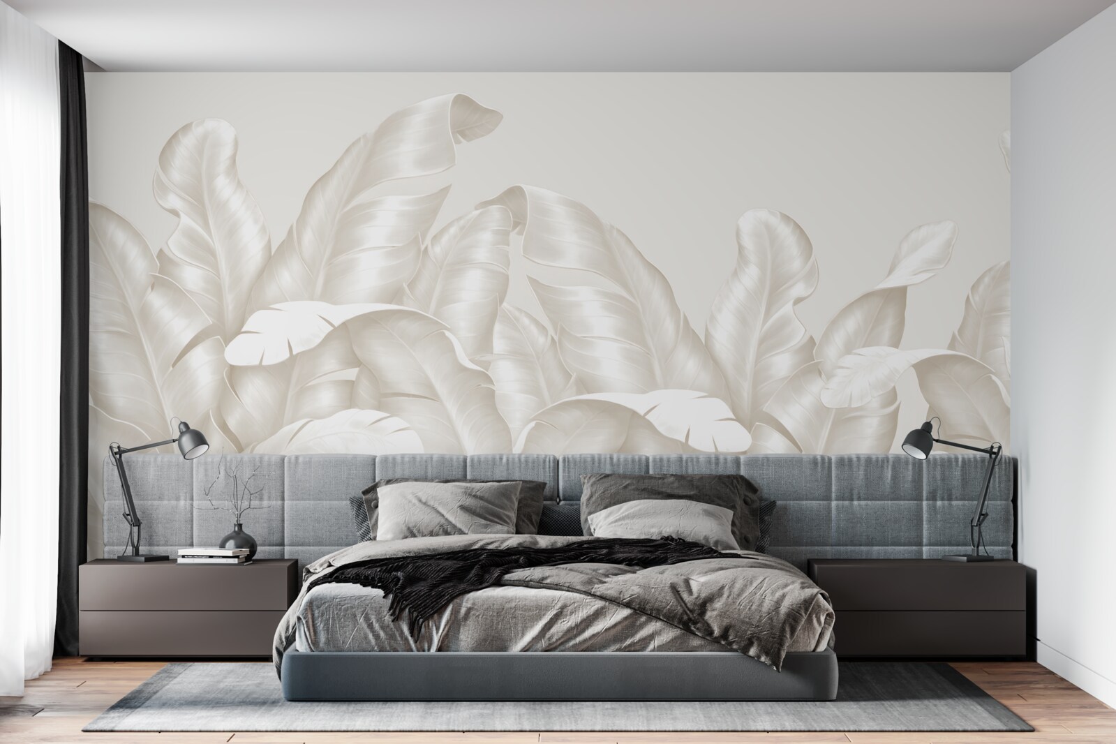 Fototapeta gęsta tropikalna paproć