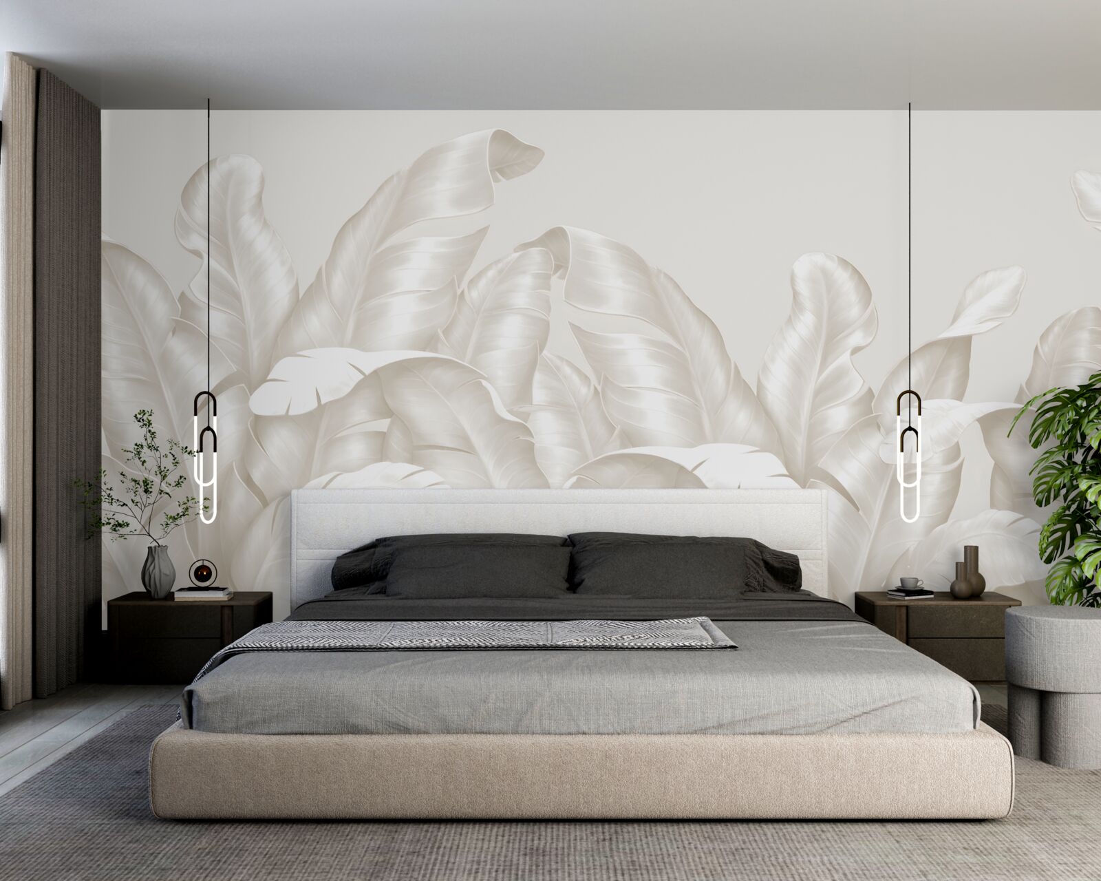 Fototapeta gęsta tropikalna paproć