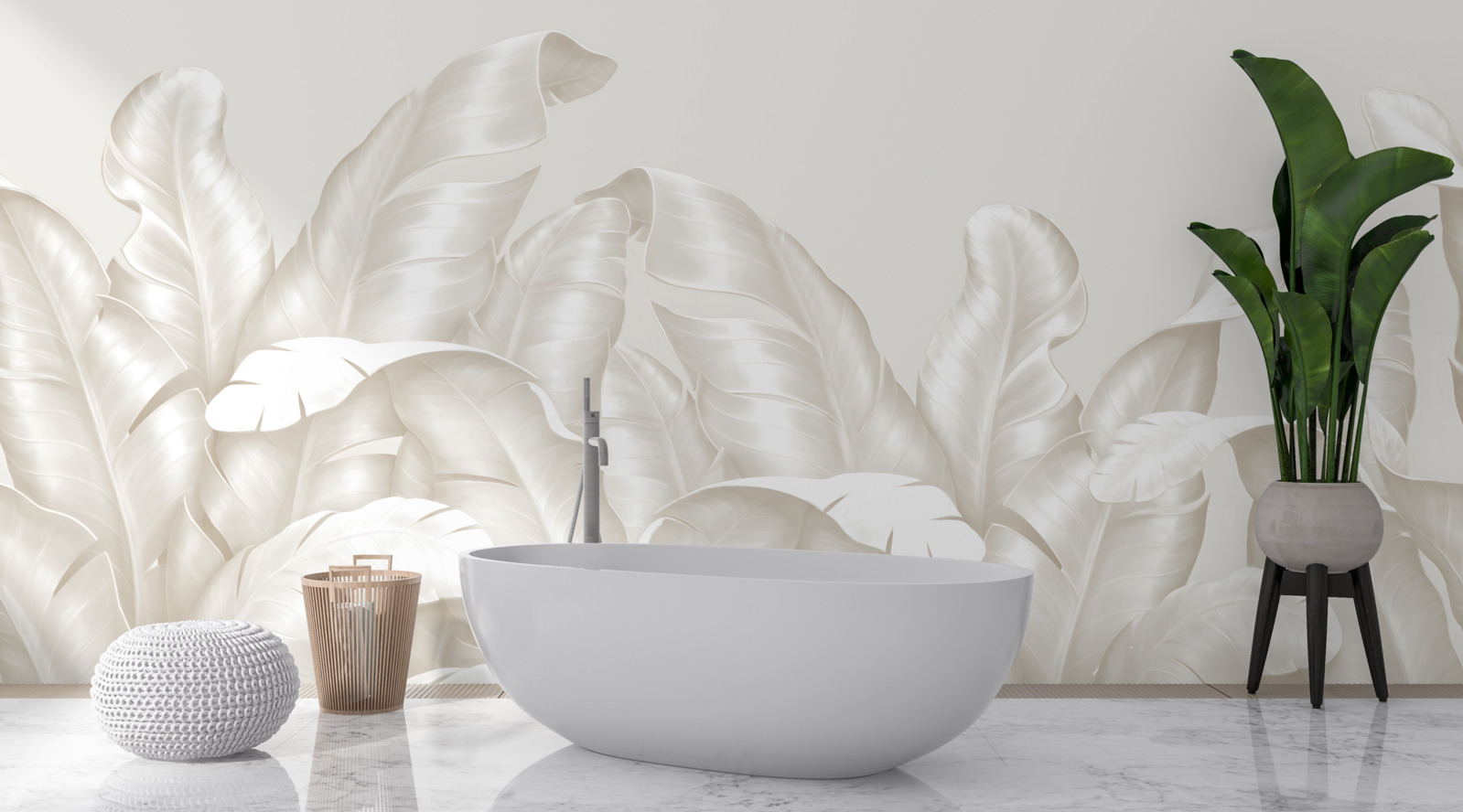 Fototapeta gęsta tropikalna paproć