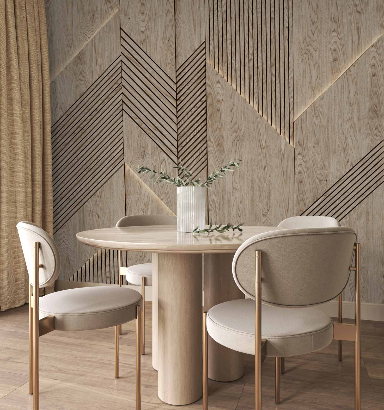 Fototapeta fasetowana faktura drewna