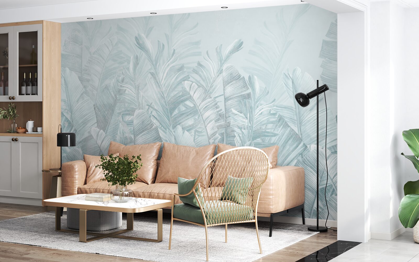 Fototapeta ulewny deszcz nawadnia rośliny