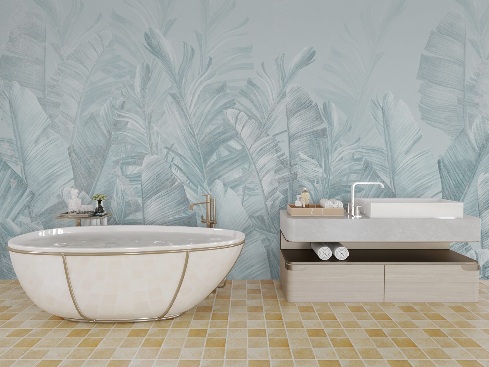 Fototapeta ulewny deszcz nawadnia rośliny