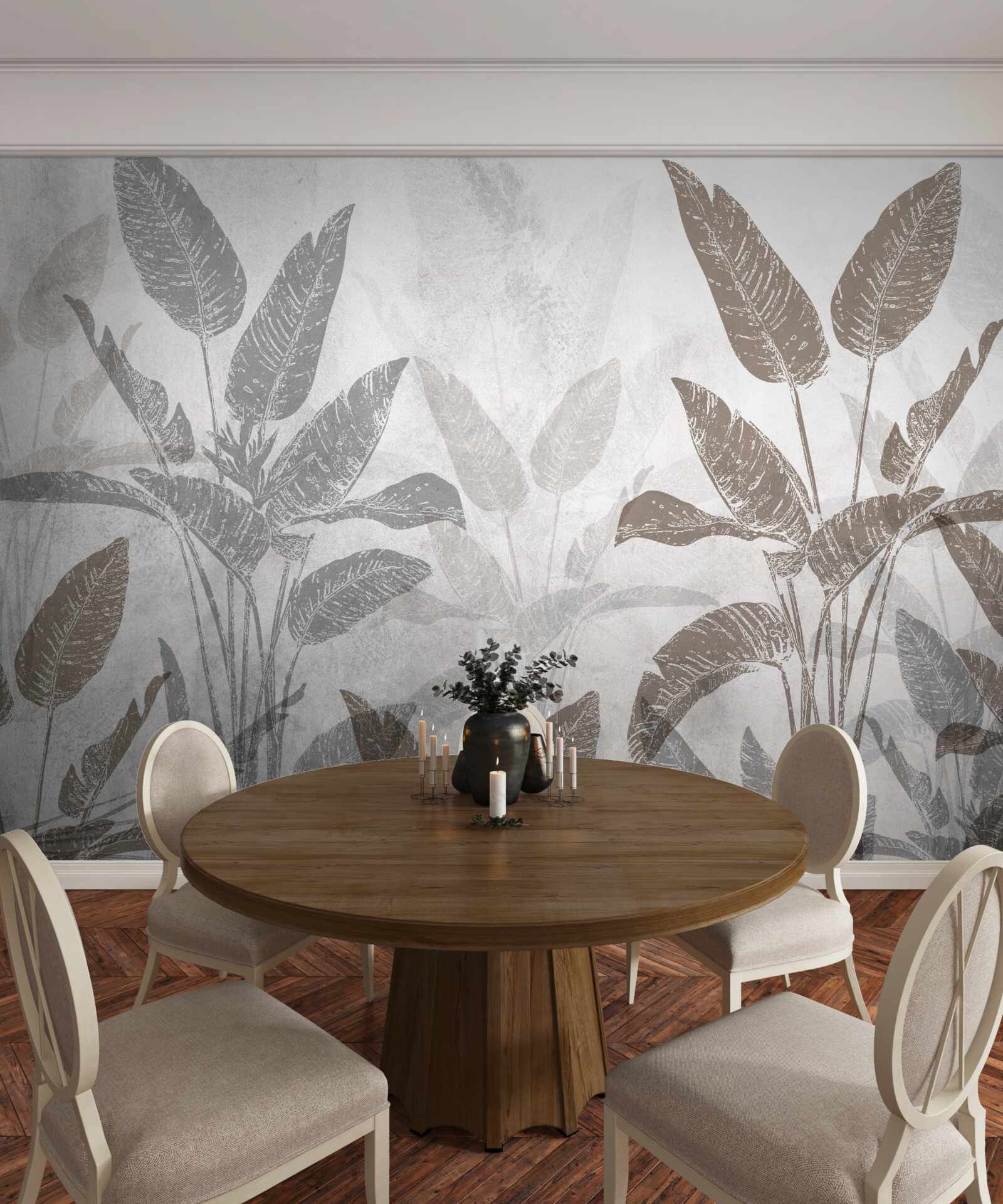 Fototapeta wysokie i masywne rośliny