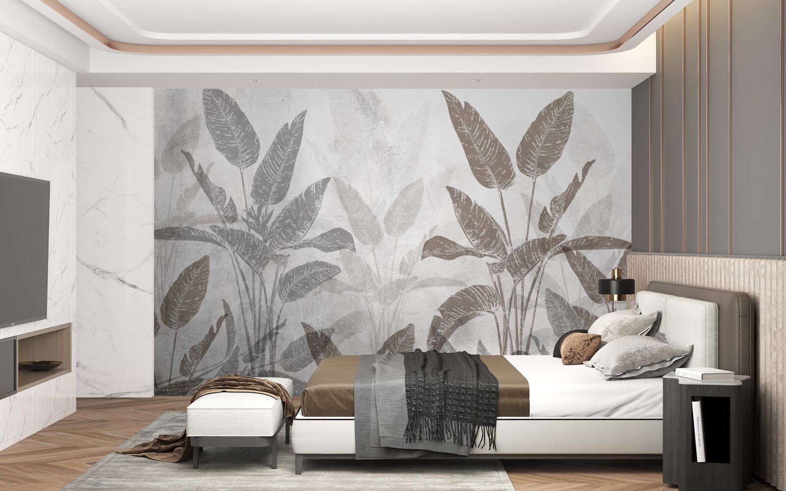 Fototapeta wysokie i masywne rośliny