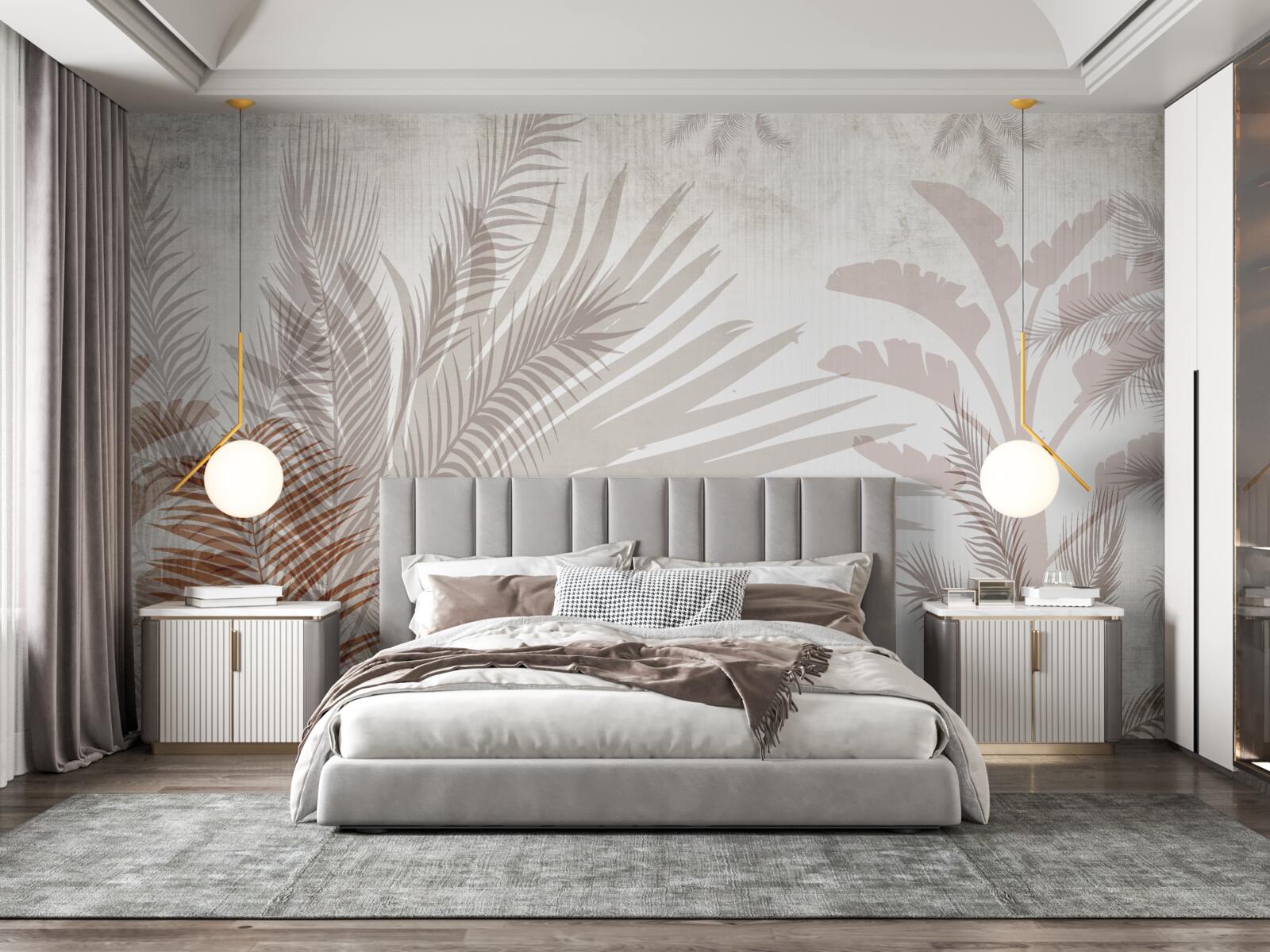 Fototapeta tropikalne liście i paproć