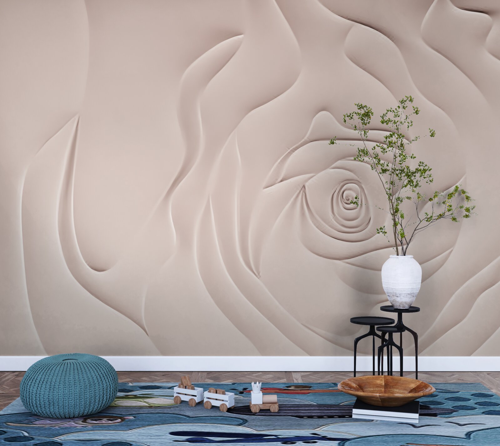 Fototapeta streszczenie pączek róży