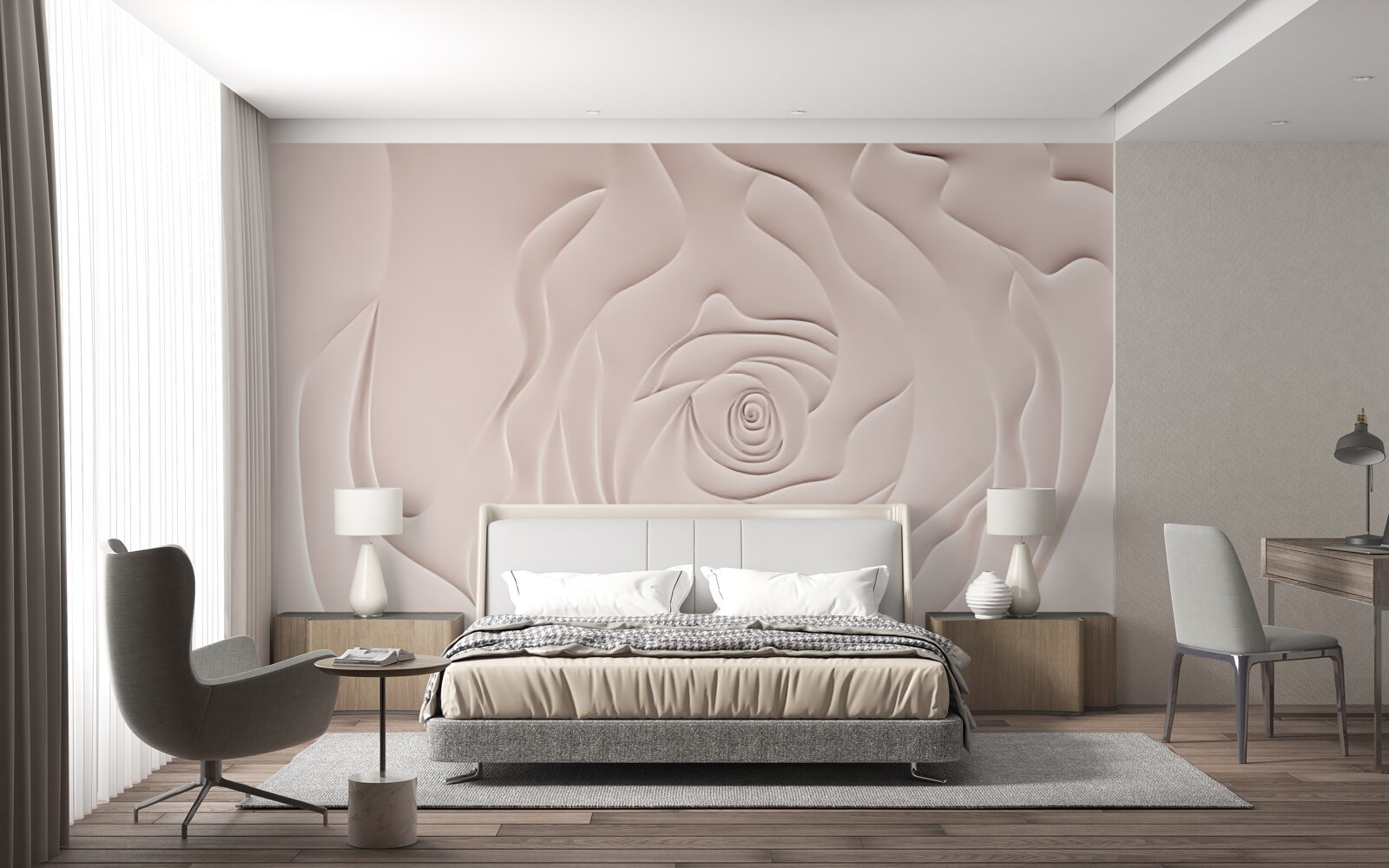 Fototapeta streszczenie pączek róży