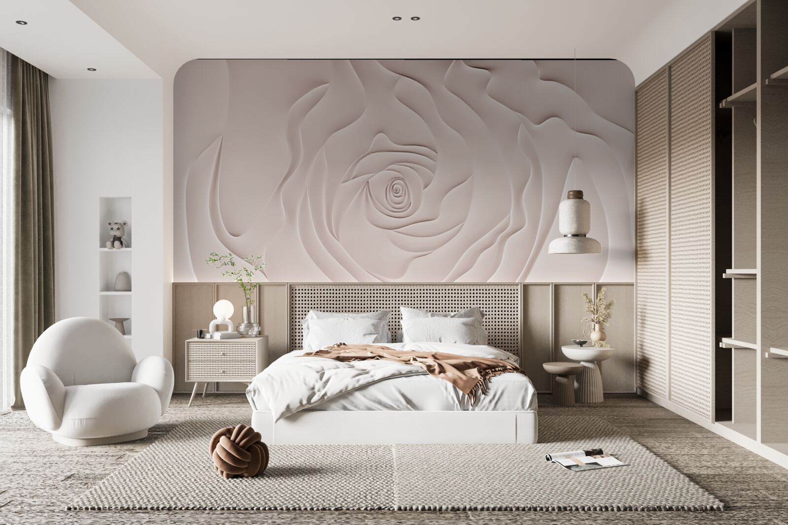 Fototapeta streszczenie pączek róży