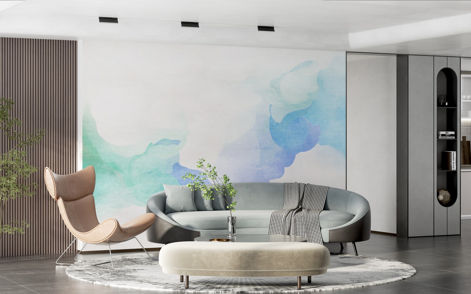 Fototapeta połączenie dwóch kolorów