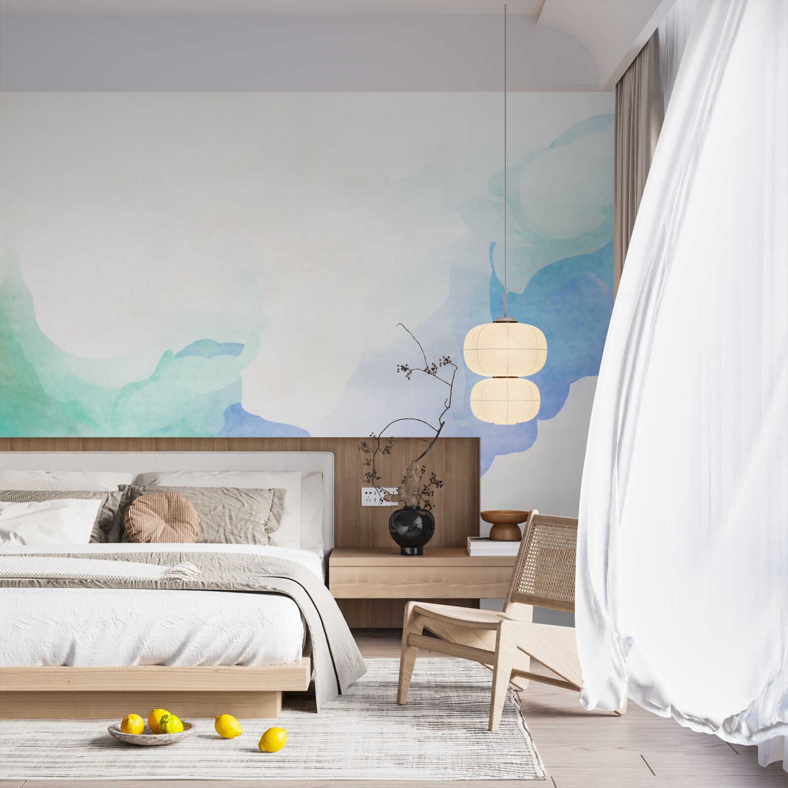 Fototapeta połączenie dwóch kolorów