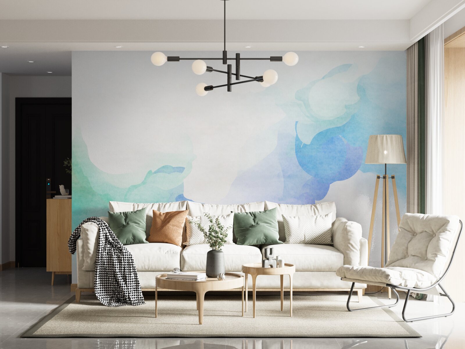 Fototapeta połączenie dwóch kolorów