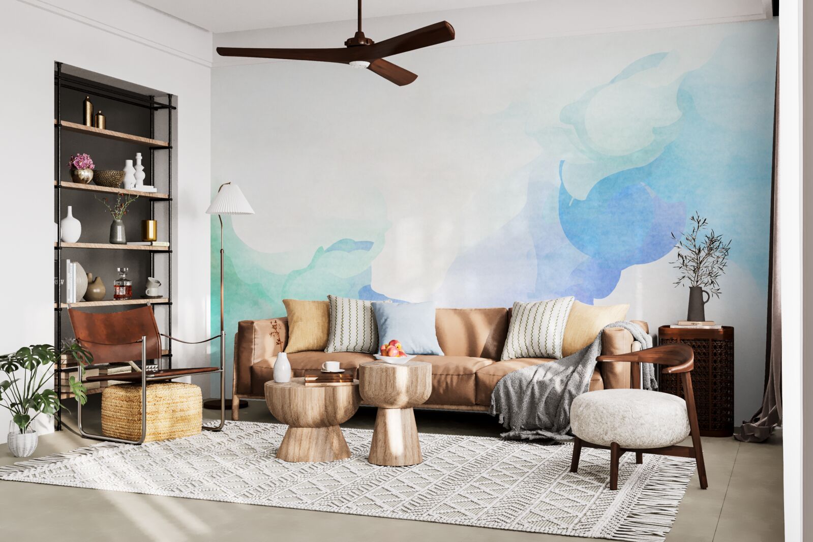 Fototapeta połączenie dwóch kolorów