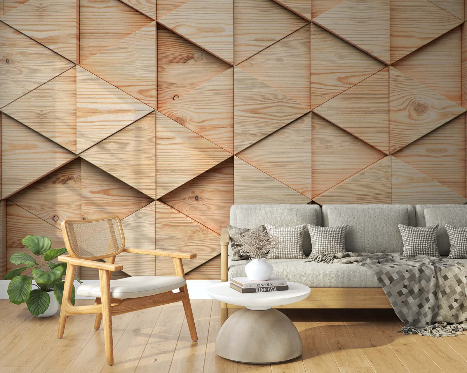 Fototapeta duża deska parkietowa