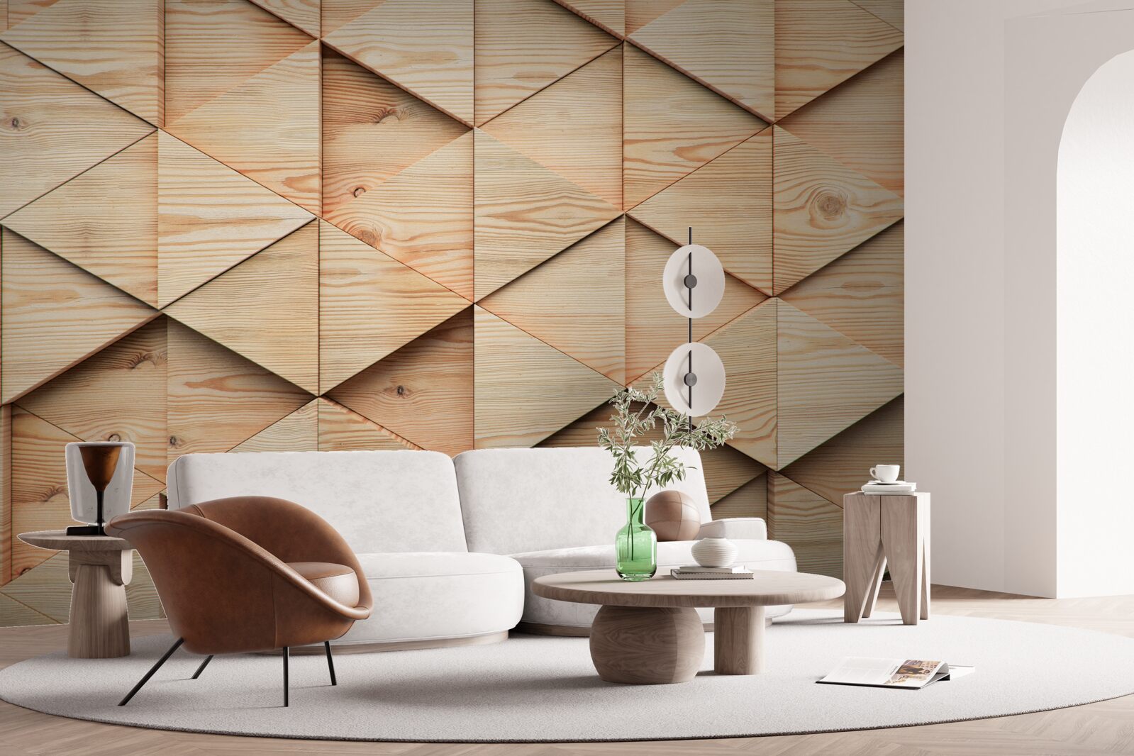 Fototapeta duża deska parkietowa