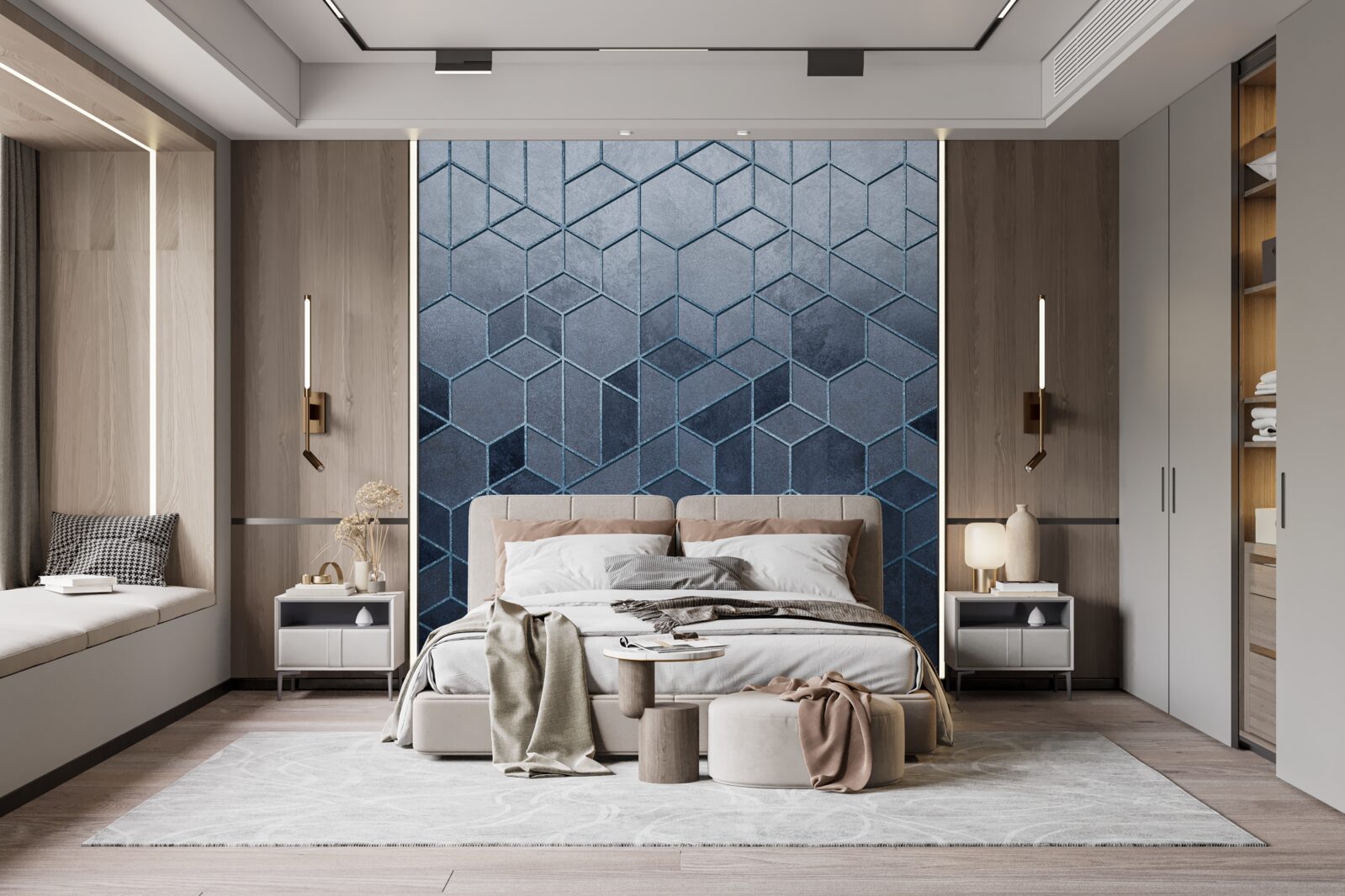 Fototapeta geometria wykwintnego szarego marmuru