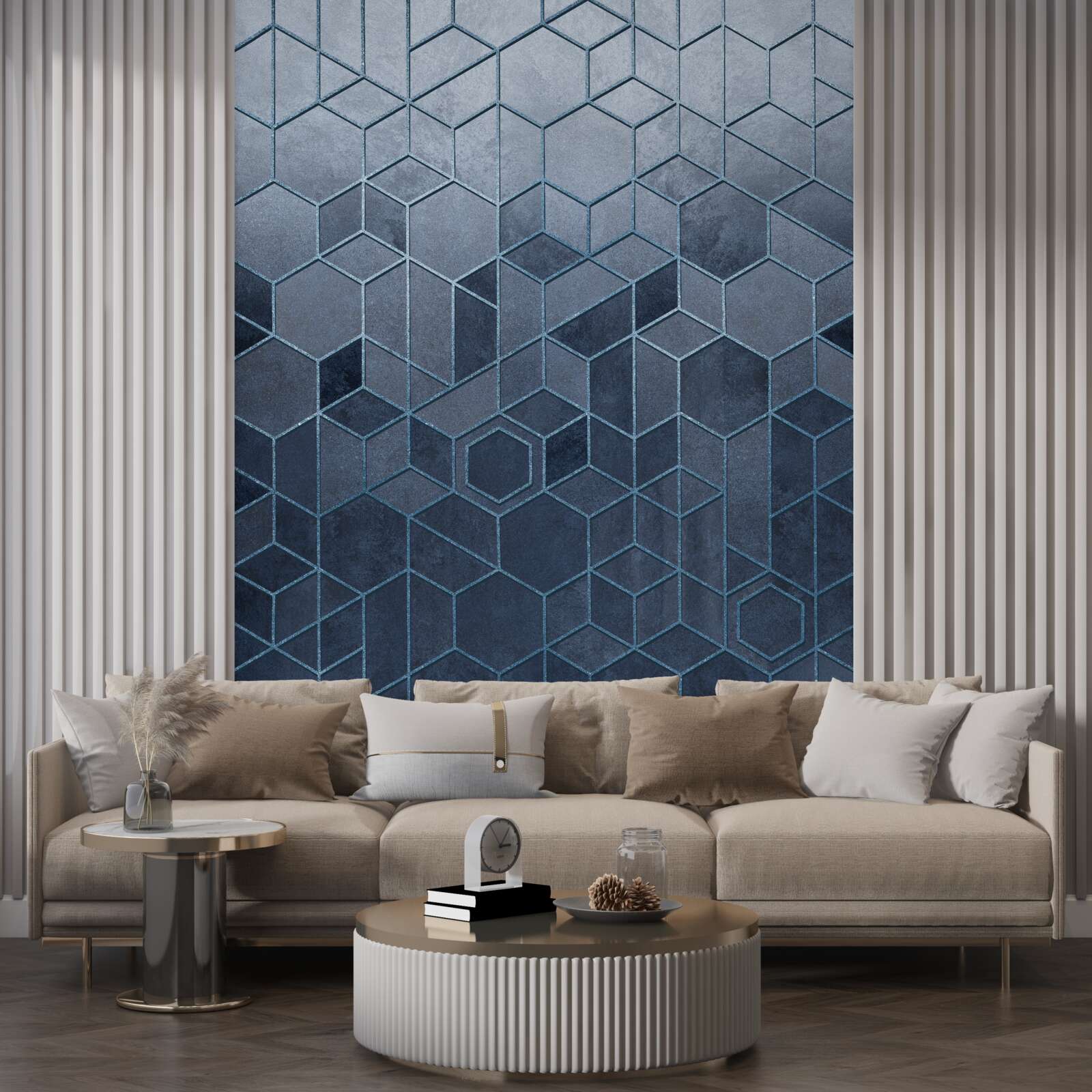 Fototapeta geometria wykwintnego szarego marmuru