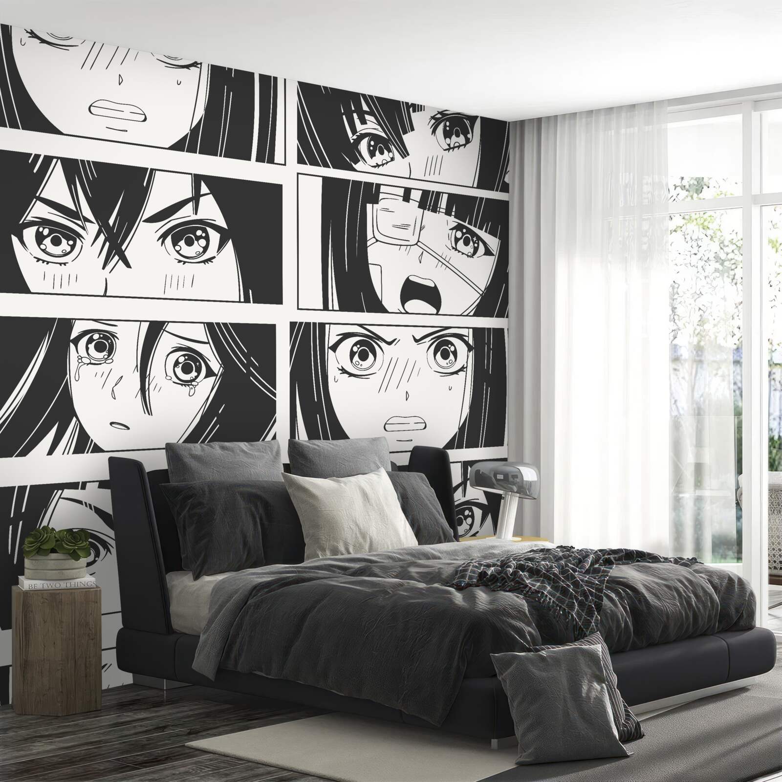 Fototapeta komiks o przeżyciach dziewcząt