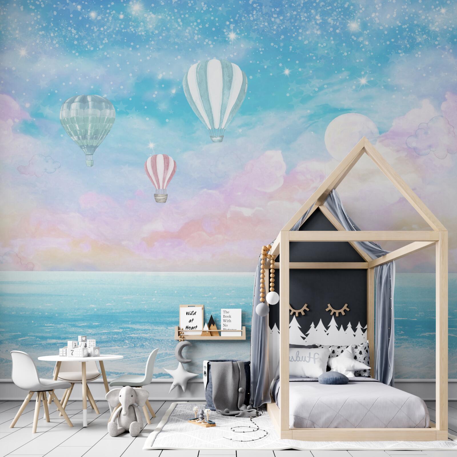 Fototapeta piłki latające nad łodziami