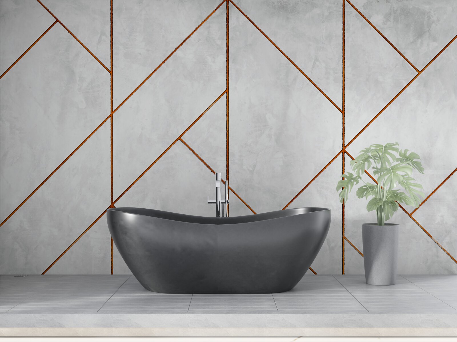 Fototapeta szary marmur z wzorem złotych żył