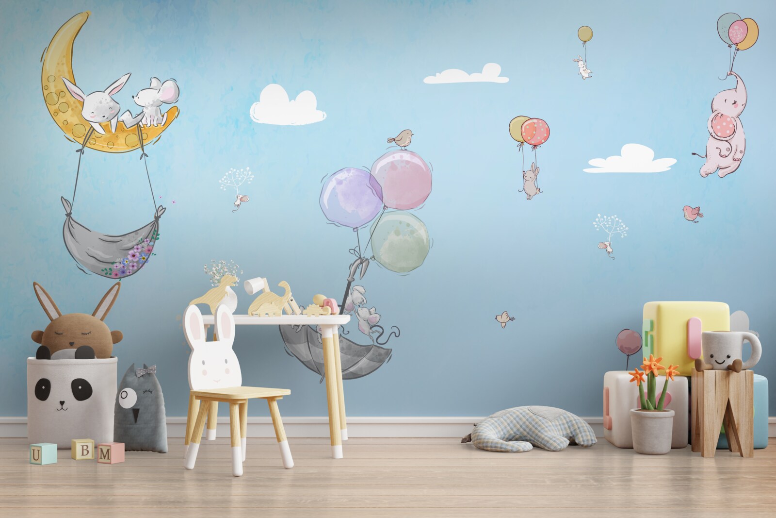 Fototapeta balony i zwierzęta